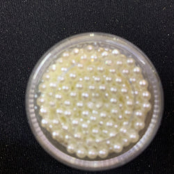 Flower pearls - White 3 mm