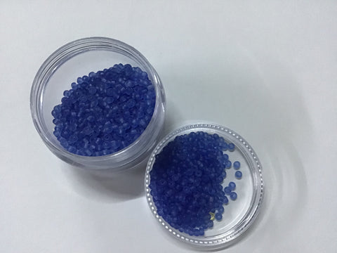 Beads small - Blue 25ml - for flower centres