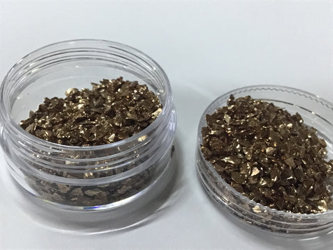 Fragments for flower centres (beads) - Gold 12 ml