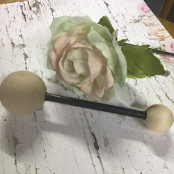 Wood ball tool for flower making - large