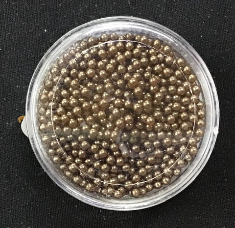 Flower pearls - Brown 3 mm