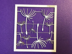 The Purple Magnolia chipboard PM023 dandelions