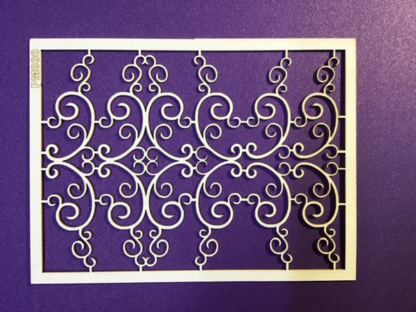 The Purple Magnolia chipboard PM030 swirly element