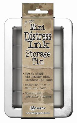 Distress mini ink pad storage tin