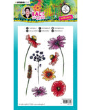 Art by Marlene stamp - back to nature - Wild flowers