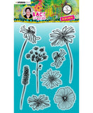 Art by Marlene stamp - back to nature - Wild flowers