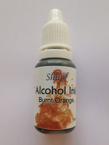 Shilpi alcohol ink burnt orange 15ml