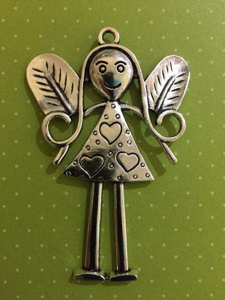 PM Love modern fairy or angel embellishment