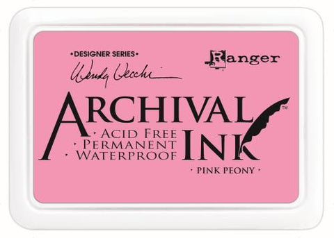 Ranger Archival ink pad -  Pink peony