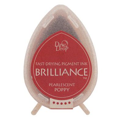 Brilliance dew drop ink pad - Pearlescent poppy