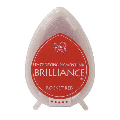 Brilliance dew drop ink pad - Rocket red