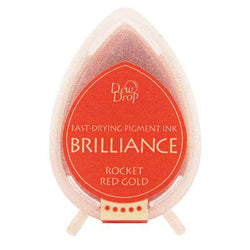 Brilliance dew drop ink pad - Rocket red gold
