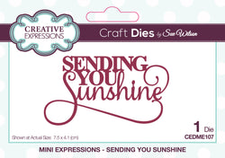 Creative Expressions  - Mini expressions - Sendung you sunshine