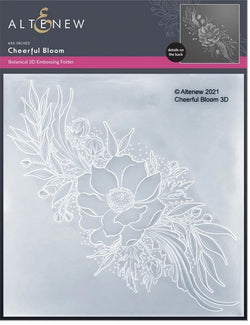 Altenew  - 3D embossing folder - Cheerful bloom