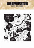 The Ton - Cherry blossoms garden - unmounted rubber stamp