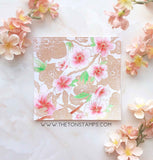 The Ton - Cherry blossoms garden - unmounted rubber stamp