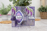 Crafters Companion wisteria blossom stamp-and-die bundle