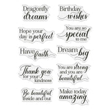 Crafters Companion Dragonfly dreams clear stamps