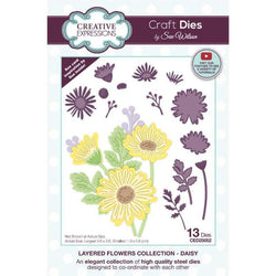 Creative Expressions  - Layered daisy die set