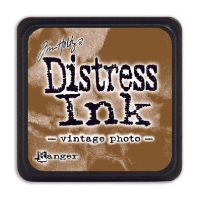 Distress ink mini - vintage photo