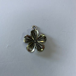 Metal flower charm 2 cm