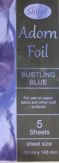 Shilpi Adorn foil Bustling blue