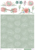 The Purple Magnolia - What the Succulent - Patterns forest green - Click picture for details