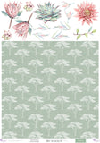 The Purple Magnolia - What the Succulent - Patterns forest green - Click picture for details