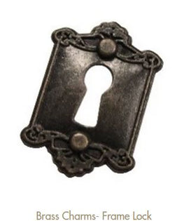 Metal charm Frame lock by Fabscraps