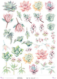 The Purple Magnolia - What the Succulent - Succulent fussy cut sheets - Click picture for details