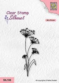 Nellies clear stamp - Flowers 19 SIL106