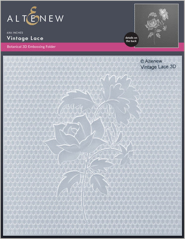 Altenew  - 3D embossing folder - Vintage lace