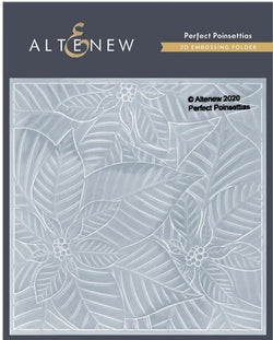 Altenew  - 3D embossing folder - Perfect poinsettias
