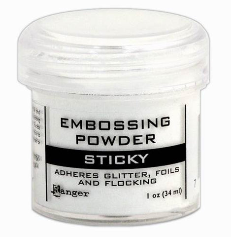 Ranger sticky embossing powder
