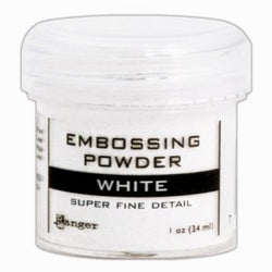 Ranger super fine embossing powder - white
