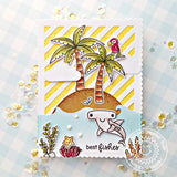 Sunny Studio Sending sunshine stamp and die bundle