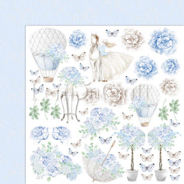 Lemoncraft Serenity 30x30cm elements sheet for cutting out