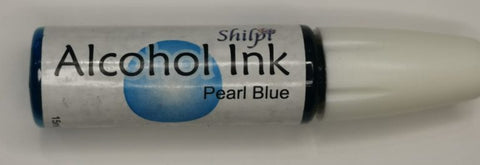 Shilpi alcohol ink with fine metal tip - Pearl blue