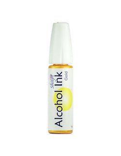 Shilpi alcohol ink with fine metal tip - Gold