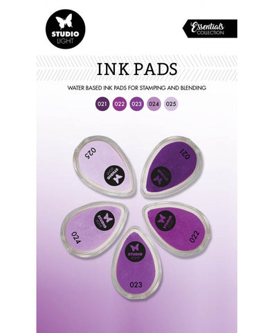 Studio Light ink pad set - Shades of purple