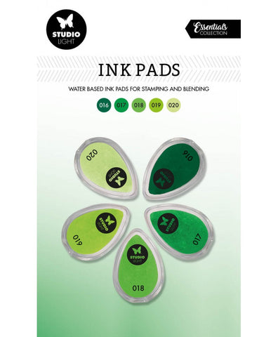 Studio Light ink pad set - Shades of green