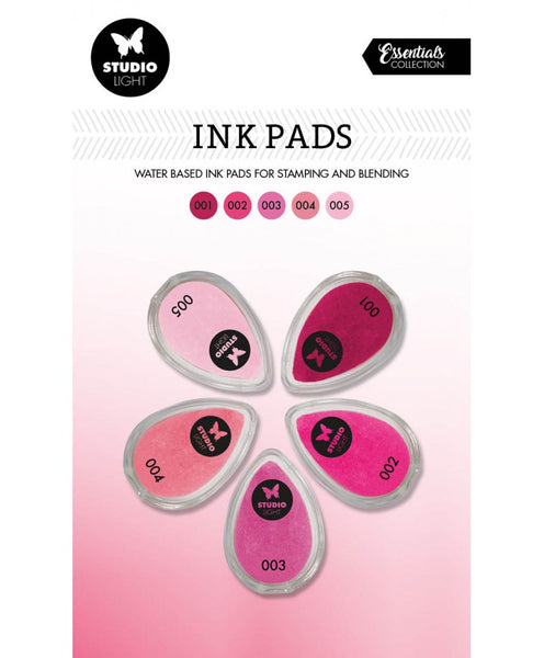 Studio Light ink pad set - Shades of red