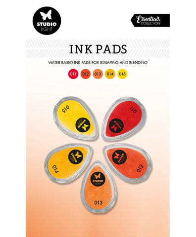 Studio Light ink pad set - Shades of yellow