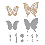 Spellbinders  Glimmer Edge Butterflies Glimmer Hot Foil Plate & Die (GLP-311)