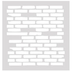 Fabscraps Stencil DS103 brick wall