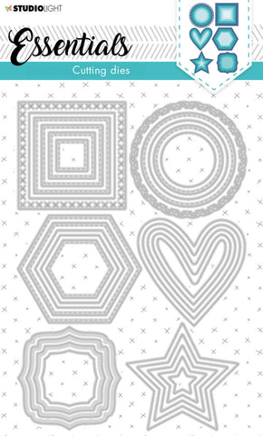 Studio Light Cutting Die Nested Shapes 6 Large Essentials