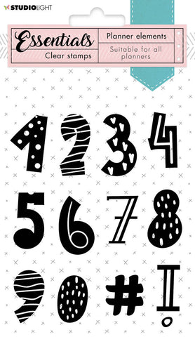 Studio Light numbers stamp for planners
