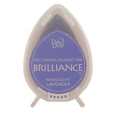 Brilliance dew drop ink pad -  Pearlescent lavender